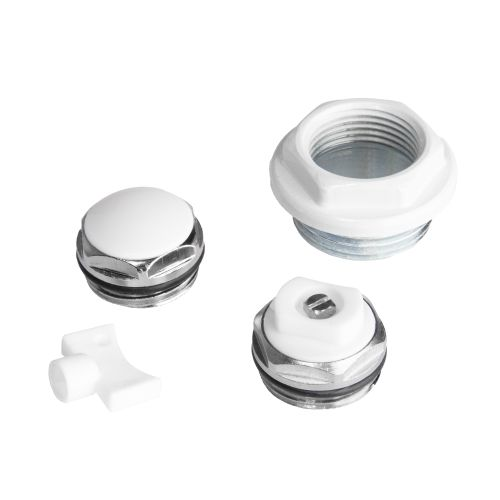 Комплект монтажный Royal Thermo 1”х 3/4" белый, фото