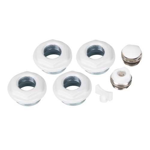Комплект монтажный Royal Thermo 1”х 1/2" белый, вид