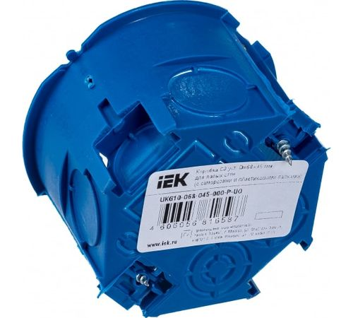 Коробка установочная IEK СЗ для стен 68х45 GENERICA, изображение