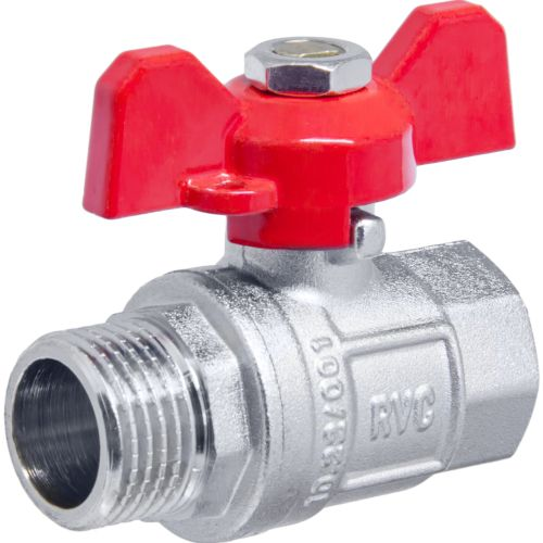 Кран шаровой 1/2" в/н бант, изображение
