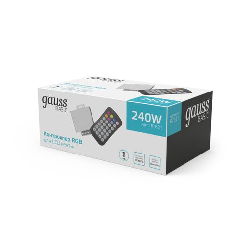 Контроллер RGB Gauss Basic для ленты LED 12V 240W, детальное фото
