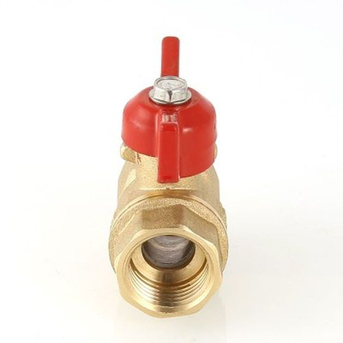 Кран шаровой латунь никелированный VALTEC СТАНДАРТ VT.122.G.05 3/4", детальное фото