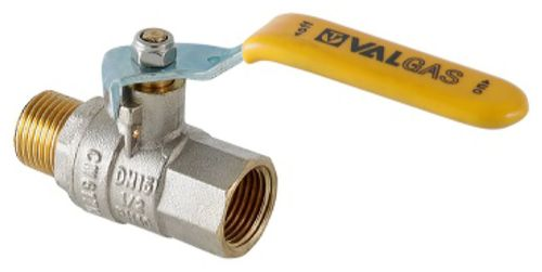 Кран шаровой латунь никелированный VALTEC VALGAS VT.272 1/2", вид