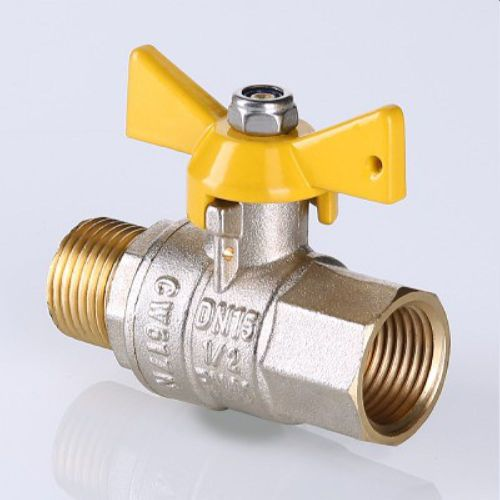 Кран шаровой латунь никелированный VALTEC VALGAS VT.278 1/2", фото