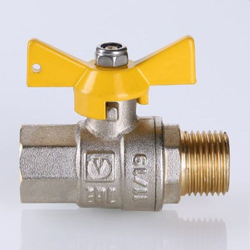 Кран шаровой латунь никелированный VALTEC VALGAS VT.278 1/2", фото