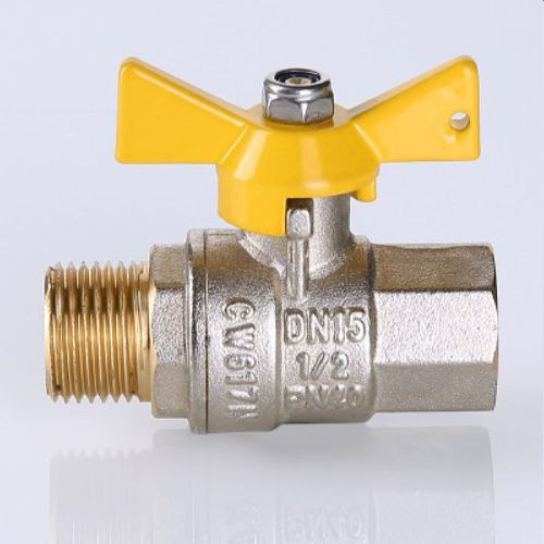 Кран шаровой латунь никелированный VALTEC VALGAS VT.278 1/2", детальное фото