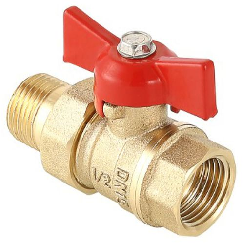 Кран шаровой латунь никелированный VALTEC СТАНДАРТ VT.127.G.05 3/4", вид