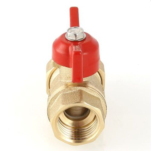 Кран шаровой латунь никелированный VALTEC СТАНДАРТ VT.127.G.05 3/4", изображение