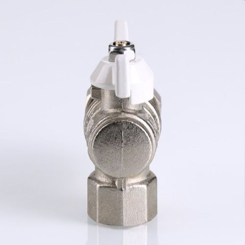 Кран шаровый латунь никелированный VALTEC Base угловой 3/4", картинка