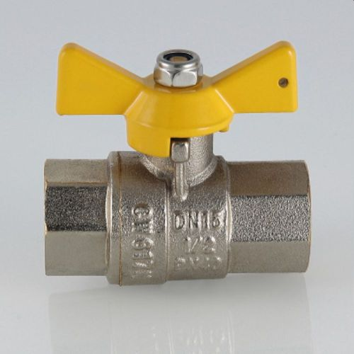 Кран шаровой латунь никелированный VALTEC VALGAS CVT027704 1/2", картинка