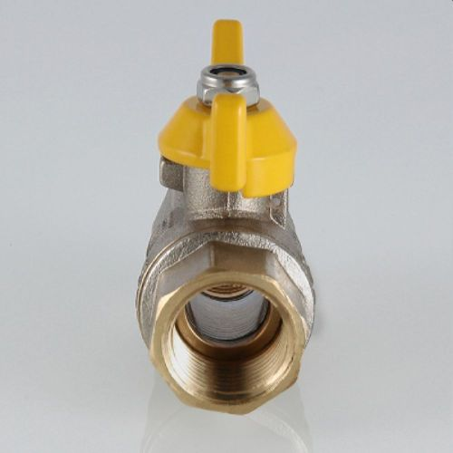 Кран шаровой латунь никелированный VALTEC VALGAS CVT027704 1/2", фотография