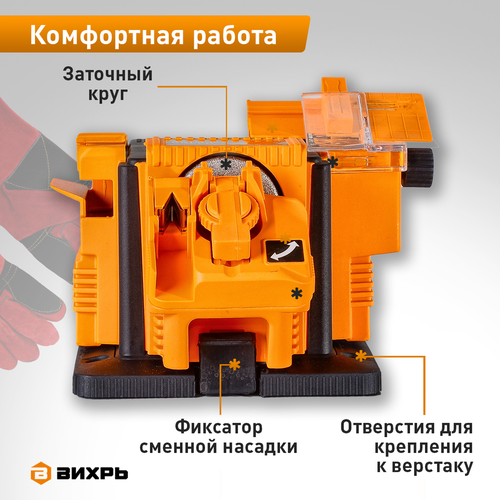 Станок заточный ВИХРЬ (72/10/3) СЗМ-65, фото