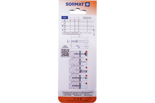 Дюбель-гвоздь SORMAT LYT 6/60 LK SP нейлон 10 шт, вид
