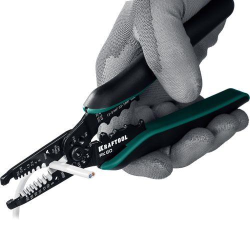 Стриппер KRAFTOOL PK-60 многофункциональный, 0.5 - 6 кв.мм 22658, изображение
