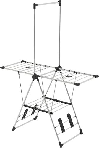 Сушилка для белья стальная JOY Home 110х66 см, черный, крупный план