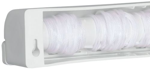Сушилка для белья пластиковая JOY Home 21м 28х5 см, белый, фотография