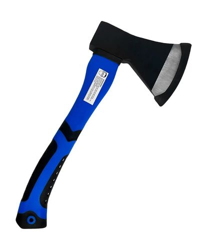 Топор VERTEXTOOLS 800 г, фибергласовое топорище 10-35-800, крупный план