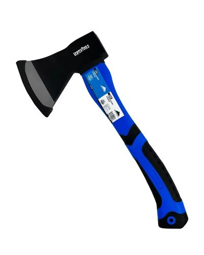 Топор VERTEXTOOLS 800 г, фибергласовое топорище 10-35-800, крупный план