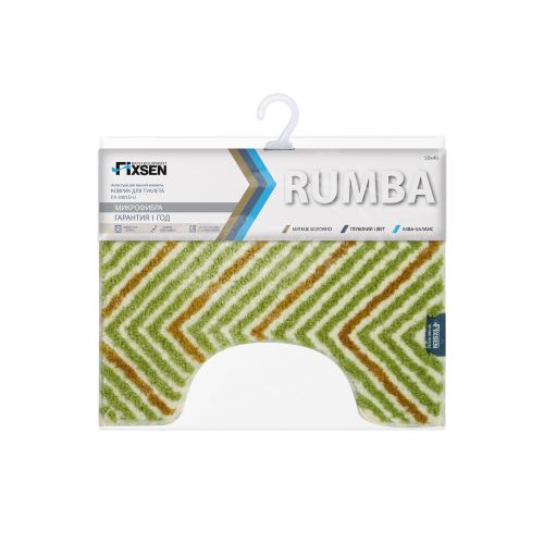 Коврик для ванной Rumba салатовый 50х40 см, крупный план