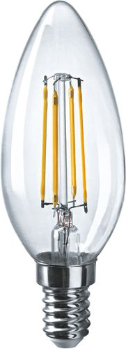 Светодиодная лампа Filament свеча 1хЕ14х6 Вт 4000К, фото