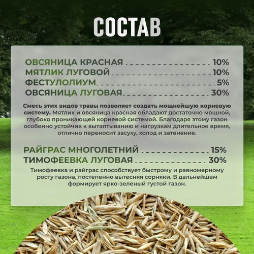 Газон Premium Сила Суздаля 3 кг, картинка