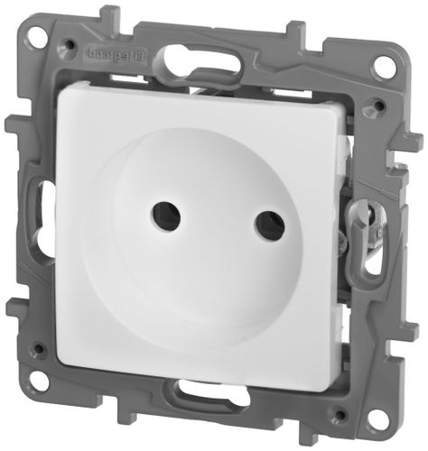 Розетка электрическая Legrand Etika 672220 белый, изображение