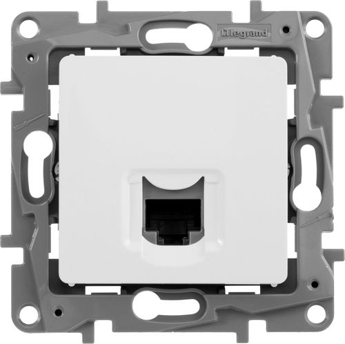 Розетка RJ-45 1 пост Legrand Etika белый, вид