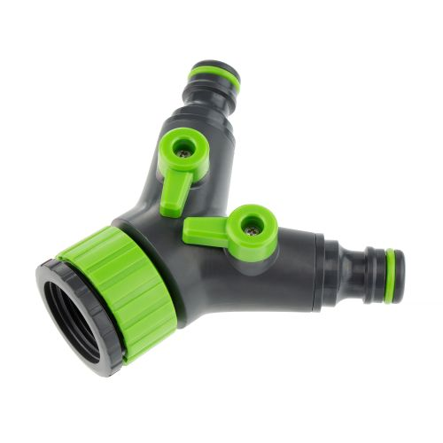 Коннектор 2-х канальный AMIGO 1/2", 3/4", 79002, детальное фото