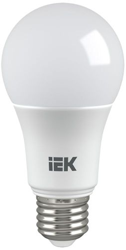 Светодиодная лампа IEK A60 E27 9 Вт 810 лм 4000 К шар, картинка