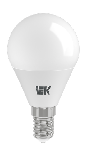 Лампа IEK LED 9Вт E14 3К шар теплый свет, картинка