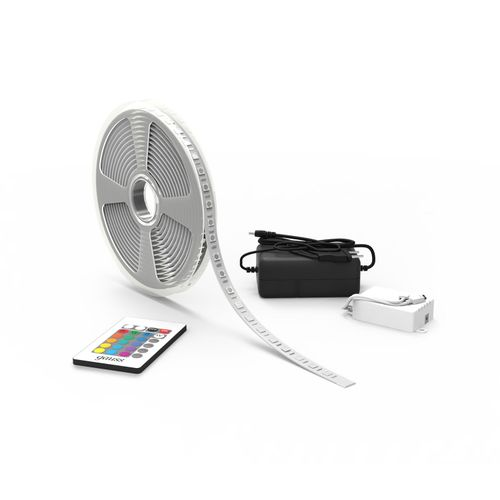 Лента Gauss Basic в комплекте LED 5050/60 12V 10W/m 700lm/m RGB 10mm IP20 5m, крупный план