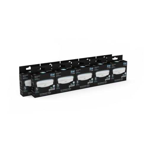 Лампа GAUSS GX53 8W 690lm 4100K LED, фото