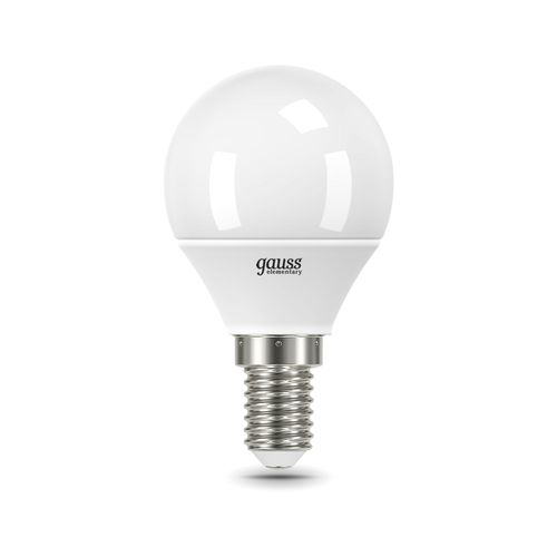 Лампа Gauss Elementary Шар 12W 880lm 3000K Е14 LED, фотография