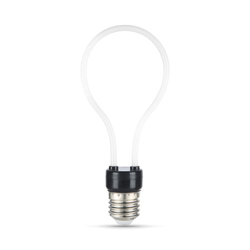 Лампа GAUSS Filament Artline А72 4w 330lm 2700к е27 milky LED 1/10/100, крупный план