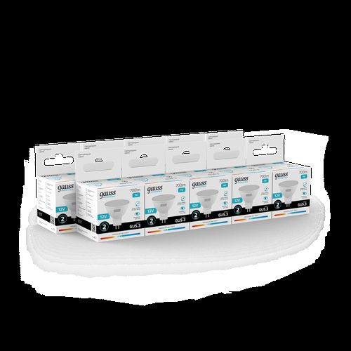 Лампа Gauss Elementary MR16 12V 9W 700lm 4100K GU5.3 LED, изображение