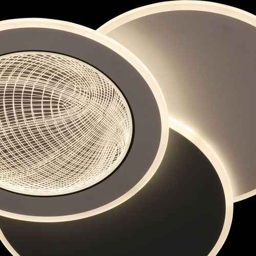 Люстра Норден 118W LED 220 V (пульт) белая, фото