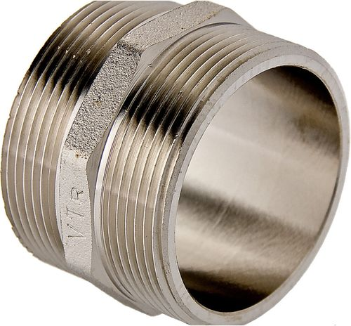 Ниппель латунь никелированная VALTEC 3/4", картинка