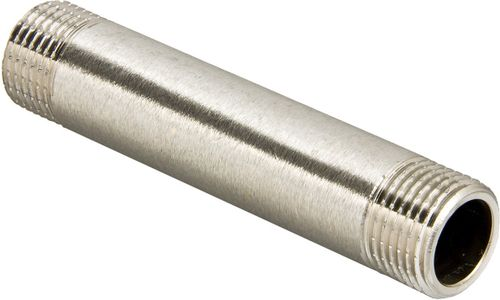 Бочонок латунь никелированная VALTEC S65214200 1/2", крупный план