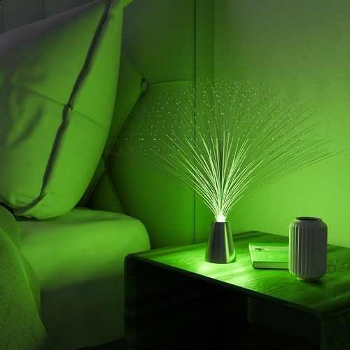 Настольный светильник Gauss 1W RGB FIBER LIGHT 3xAA 340mm серебро LED 1/12, картинка