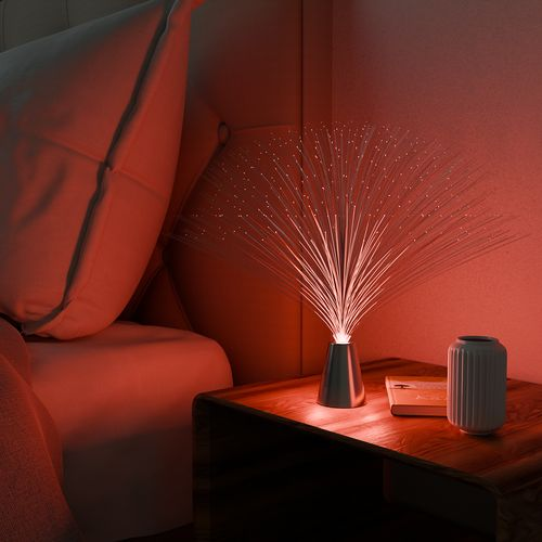 Настольный светильник Gauss 1W RGB FIBER LIGHT 3xAA 340mm серебро LED 1/12, детальное фото