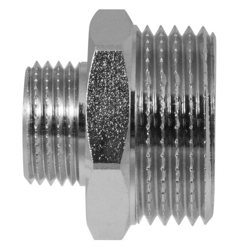 Ниппель - переходник (бочонок) 1" х 1/2" н/н MPF, вид