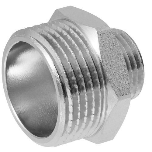 Ниппель - переходник (бочонок) 1" х 1/2" н/н MPF, фото