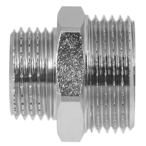 Ниппель - переходник (бочонок) 3/4" х 1/2" н/н MPF, изображение