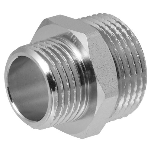 Ниппель - переходник (бочонок) 3/4" х 1/2" н/н MPF, детальное фото