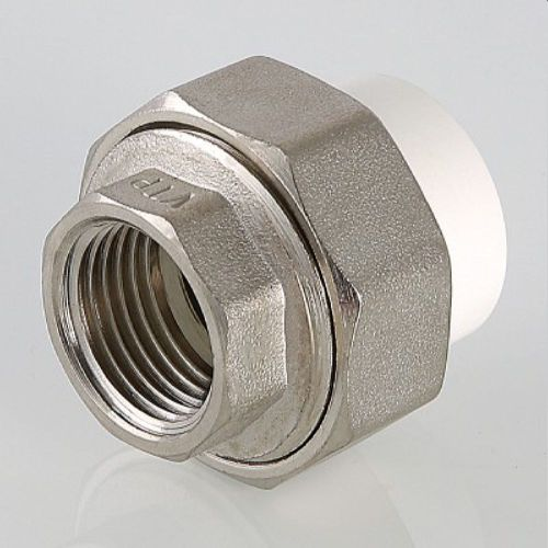 Муфта разъёмная полипропиленовая VALTEC 3/4" х 25 мм, детальное фото
