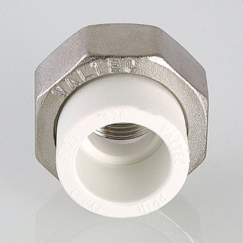 Муфта разъёмная полипропиленовая VALTEC 3/4" х 25 мм, вид