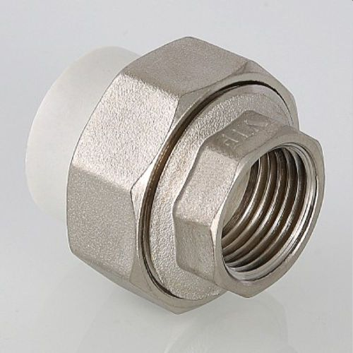 Муфта разъёмная полипропиленовая VALTEC 3/4" х 25 мм, изображение
