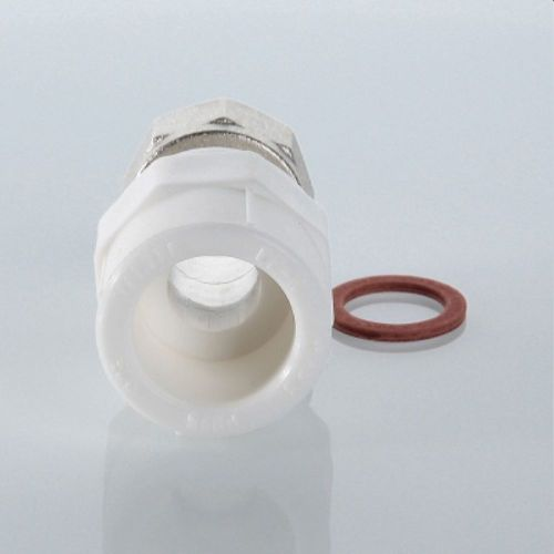 Муфта неразъёмная полипропиленовая VALTEC 3/4" х 25 мм, фотография