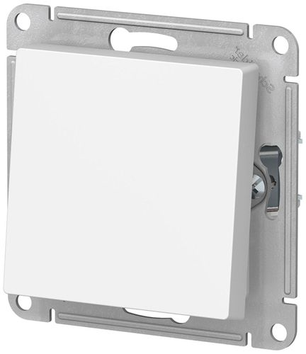 Переключатель 1-клавишный Schneider Electric Atlas Design ATN440161 белый, фотография