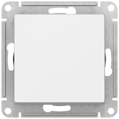 Переключатель 2-клавишный Schneider Electric Atlas Design ATN000171 белый, фото